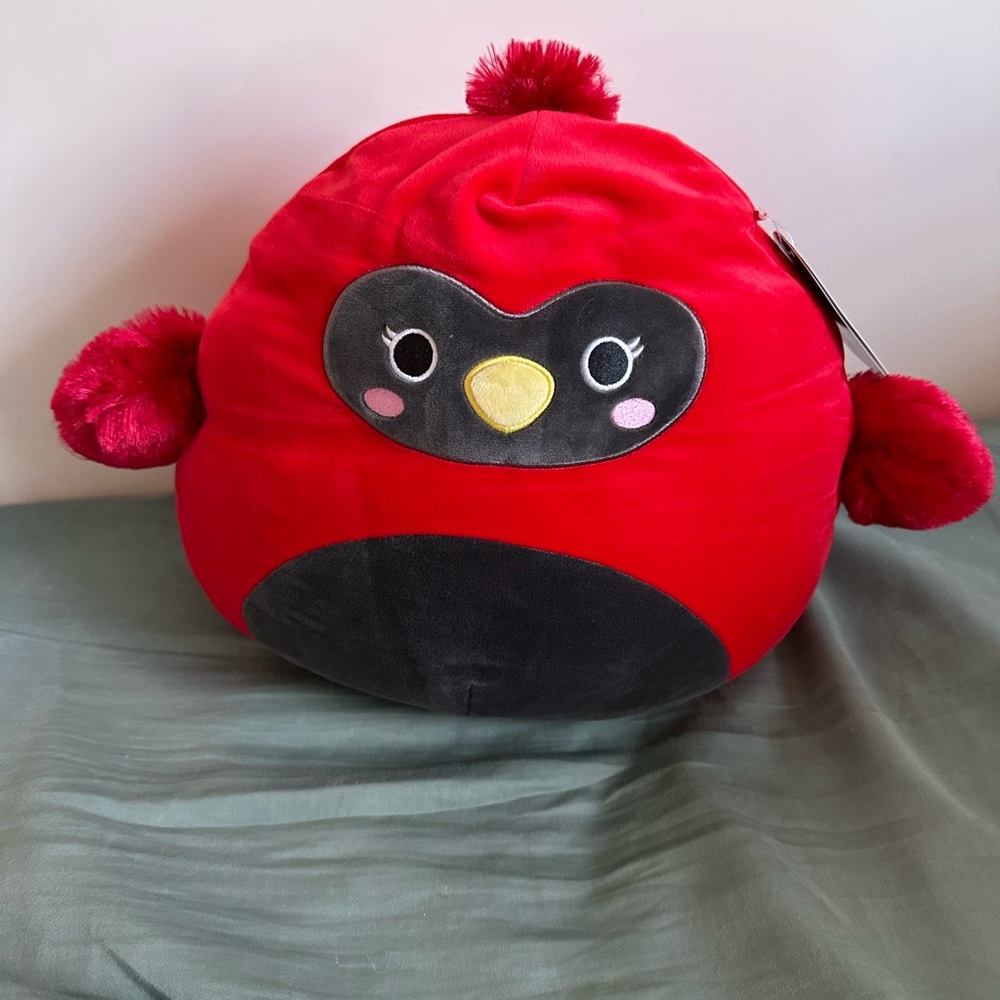 cazlan the red cardinal squishmallow 12”
